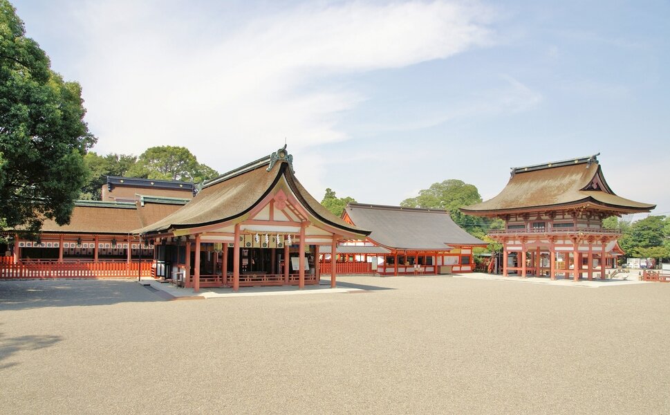 愛知県尾張 津島神社の拝殿