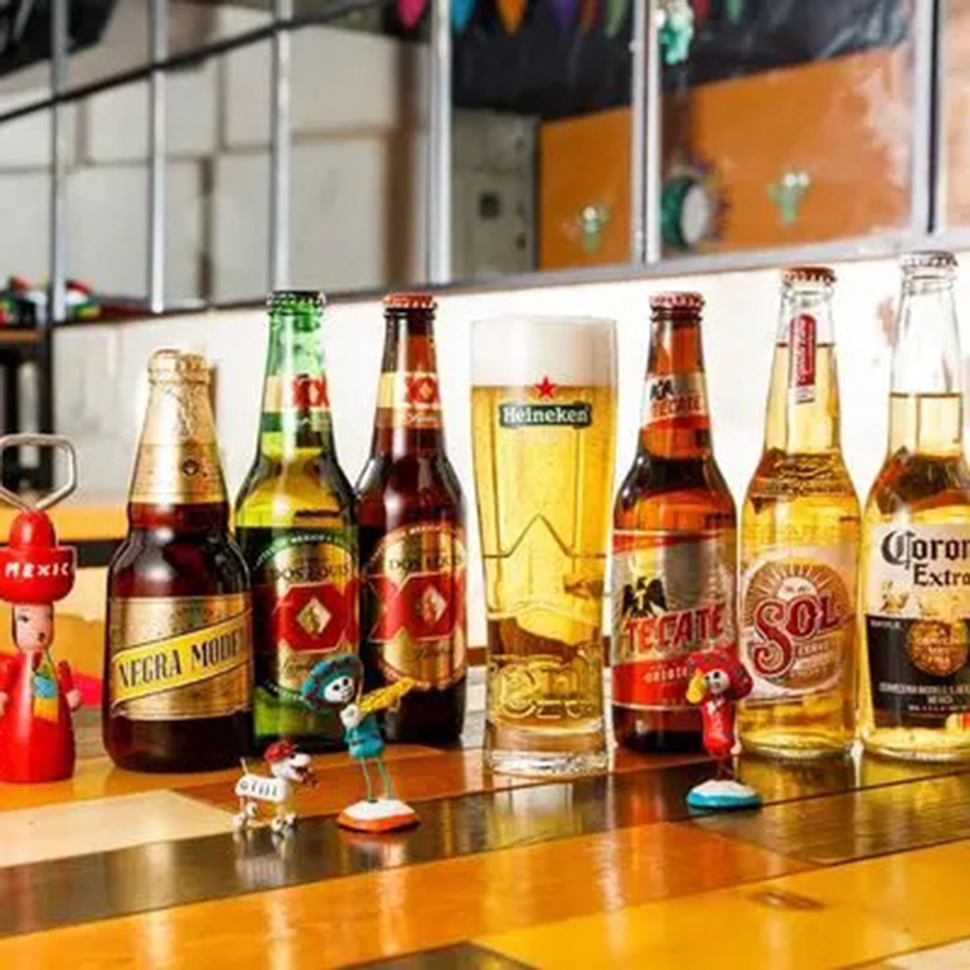 生ビールのハイネケンと世界のボトルビール
